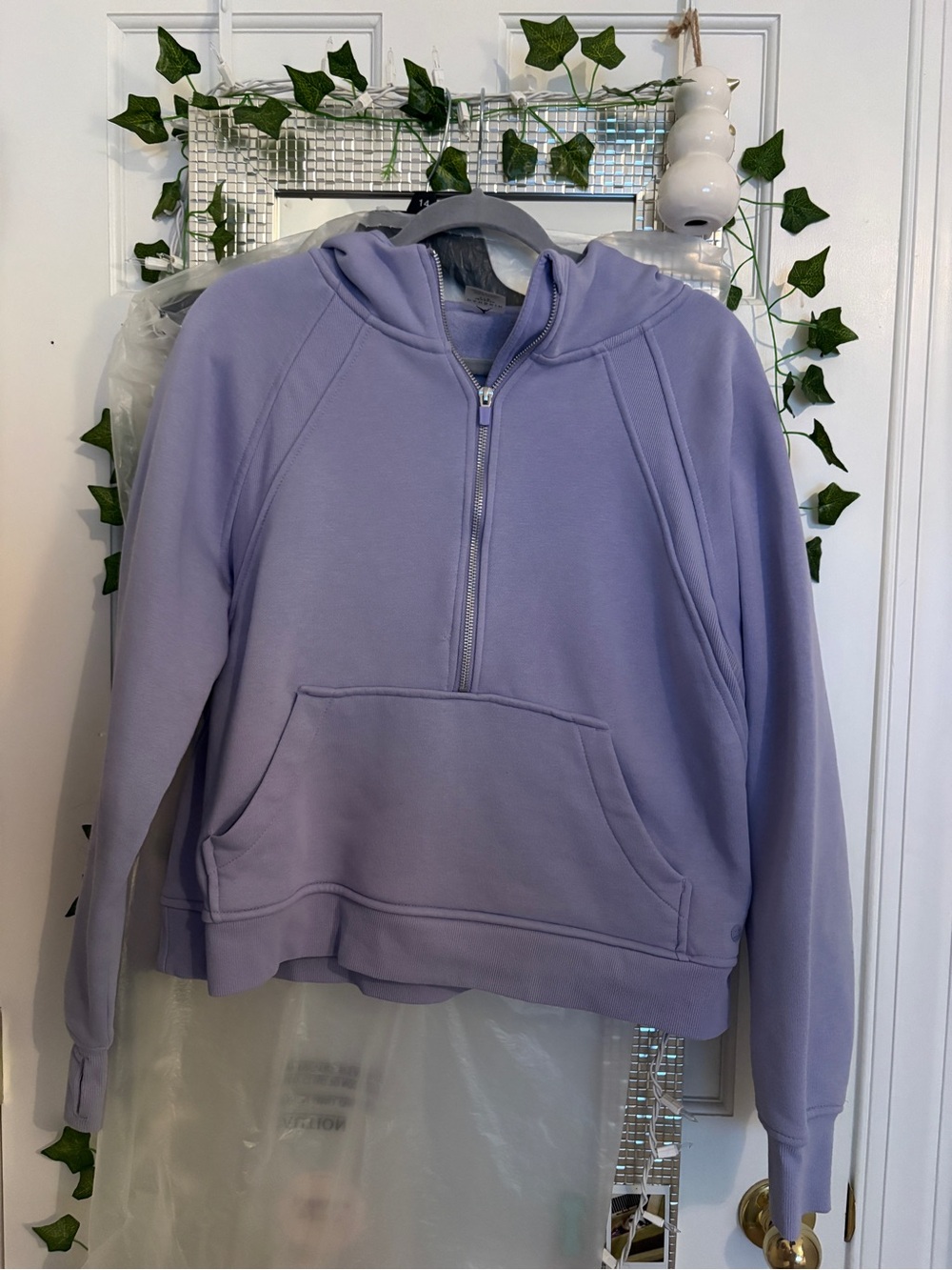 Danskin Lavender Zip-Up Hoodie